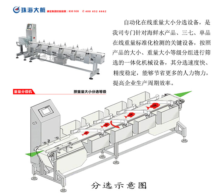 魚分揀機示意圖